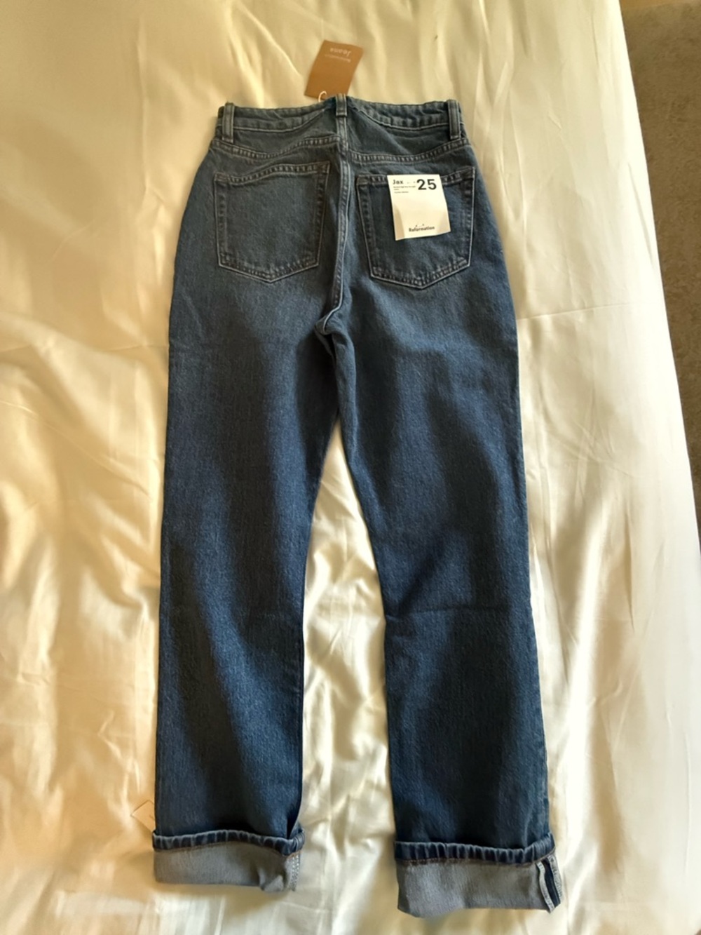 Reformation Classic women’s Blue Jax Denim Jeans size 25